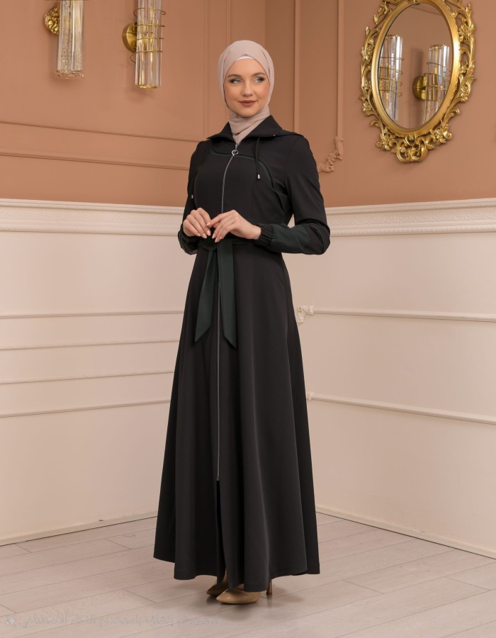 Womens Summer Long Coat Prada - Code 1234 - Schwarz