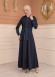 Womens Summer Long Coat Prada - Code 1234 - deep blue