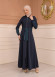 Womens Summer Long Coat Prada - Code 1234 - deep blue