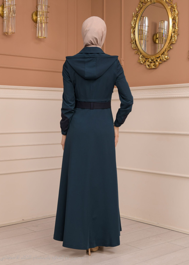 Womens Summer Long Coat Prada - Code 1234 - turquoise
