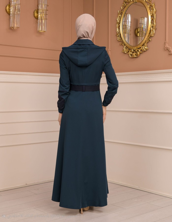 Womens Summer Long Coat Prada - Code 1234 - Türkis