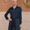 Womens Summer Long Coat Prada - Code 1234 - Türkis