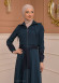 Womens Summer Long Coat Prada - Code 1234 - turquoise