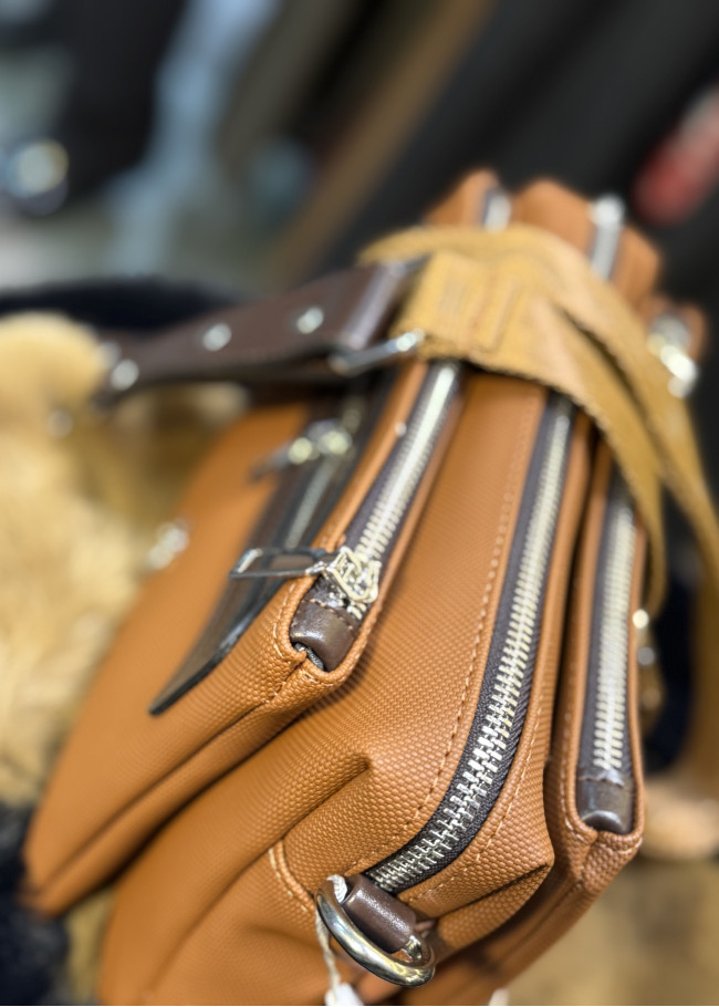 Luxury Leather Womens Handbag - Code 986 - tan