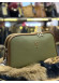 Luxury Leather Womens Handbag - Code 985 - khaki