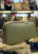 Luxury Leather Womens Handbag - Code 985 - khaki
