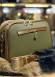 Luxury Leather Womens Handbag - Code 985 - khaki