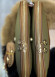 Luxury Leather Womens Handbag - Code 985 - khaki