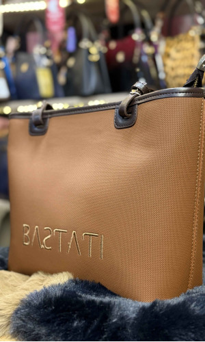 شنطة يد نسائية كبيرة - كود 982 - ترابي