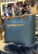 Large Womens Handbag - Code 982 - turquoise