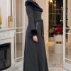 1392 مانطو جوخ كسرات - Anthracite