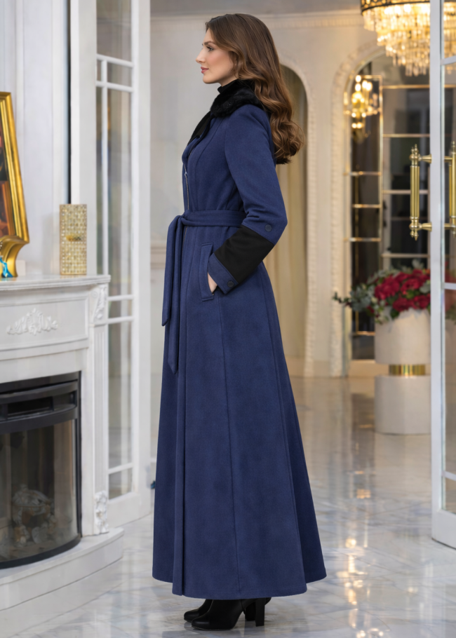 1396 مانطو شاموا  - كحلي