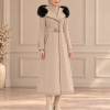 1397 ترانشكوت ميدي جو كبيشون  - Beige