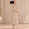 1397 ترانشكوت ميدي جو كبيشون  - Beige