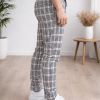 Formal - Sport - Checkered Pants | Code: 2004 - white