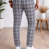 Formal - Sport - Checkered Pants | Code: 2004 - gray