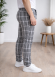 Formal - Sport - Checkered Pants | Code: 2004 - gray