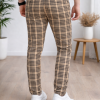Formal - Sport - Checkered Pants | Code: 2004 - tan