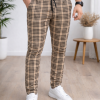 Formal - Sport - Checkered Pants | Code: 2004 - tan