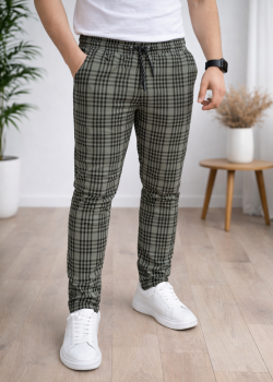 بنطلون رجالي كارو قصة سليم فت 2004 - زيتي