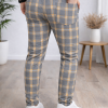 Formal - Sport - Checkered Pants | Code: 2009 - tan