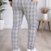 Formal - Sport - Checkered Pants | Code: 2009 - gray