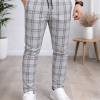 Formal - Sport - Checkered Pants | Code: 2009 - gray