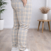 Formal - Sport - Checkered Pants | Code: 2009 - white