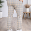 Formal - Sport - Checkered Pants | Code: 2009 - white