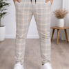Formal - Sport - Checkered Pants | Code: 2009 - white