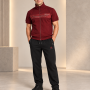 2200  بيجاما رجالي LS LEGAND - burgundy