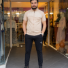2202  بيجاما رجالي SPORT - بيج