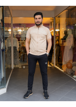 2202  بيجاما رجالي SPORT - بيج