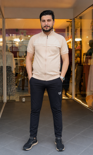 2202  بيجاما رجالي SPORT - بيج
