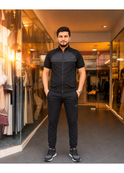 2202  بيجاما رجالي SPORT - اسود