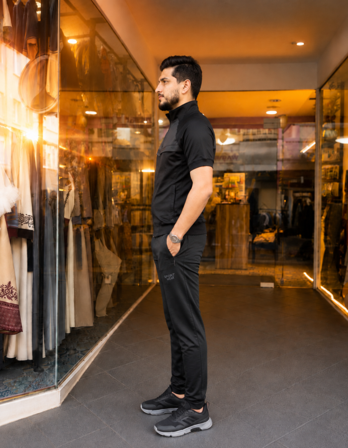 2202  بيجاما رجالي SPORT - اسود