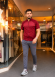 2202  بيجاما رجالي SPORT - خمري
