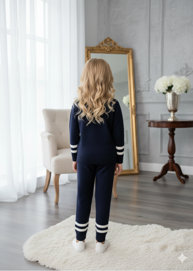 3109 بجامة تريكو RUN - كحلي