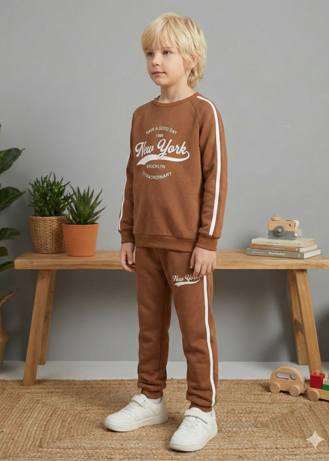 3110 بجامة 3خيط محير  - Braun