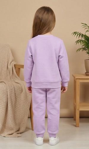 طقم بجامة بناتي شتوي ثقيل فراشة 3113 - نهدي