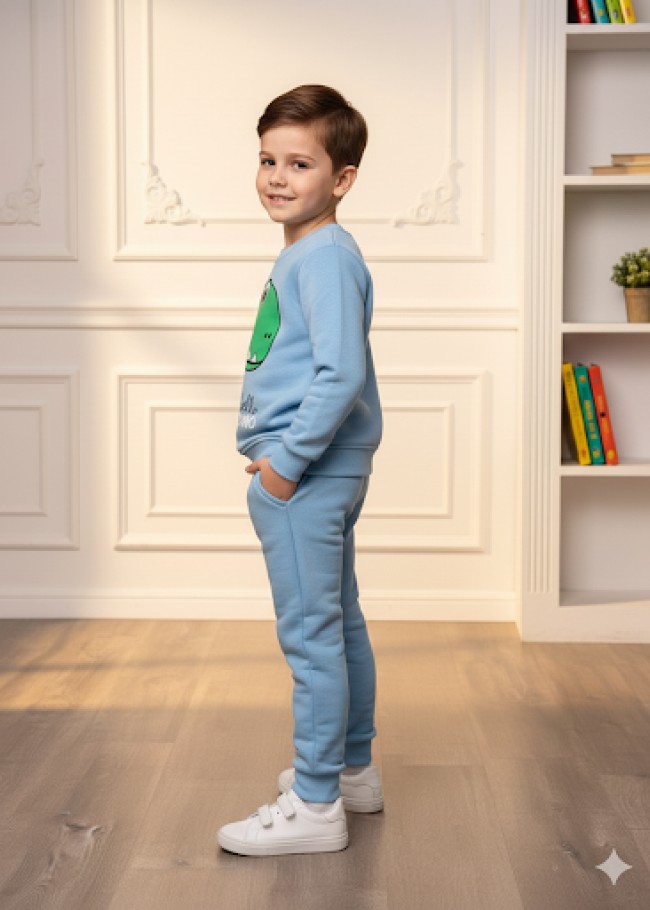 3115 بجامة صبياني ديناصور  - ريشي