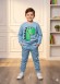 3115 بجامة صبياني ديناصور  - ريشي