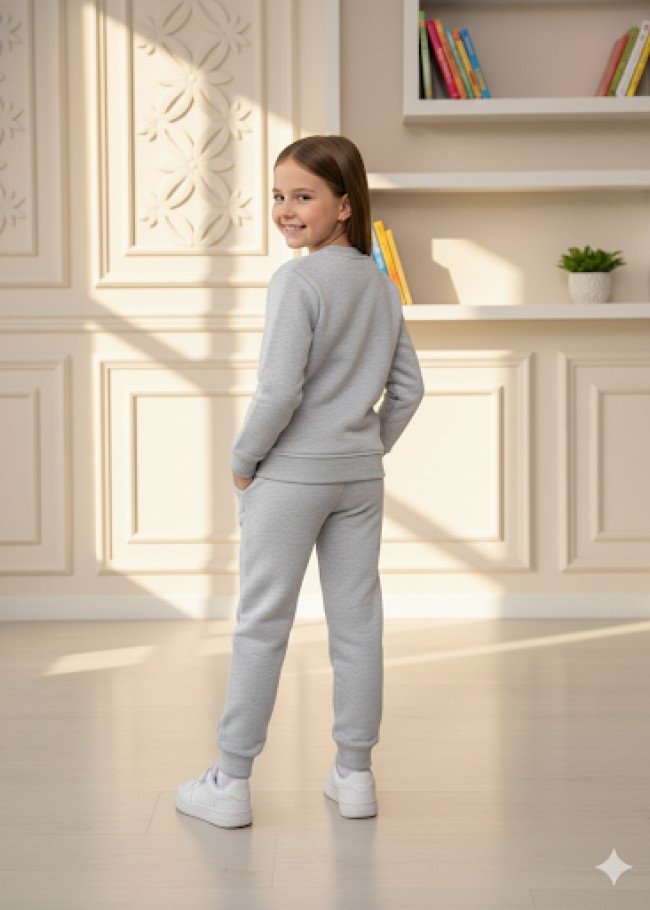 3116 بجامة بناتي فراشة مع زهر - عفني