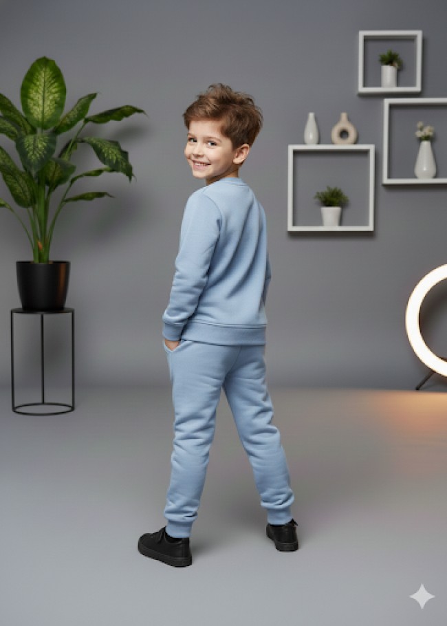 3118 بجامة ولادي رائدفضاء - ازرق