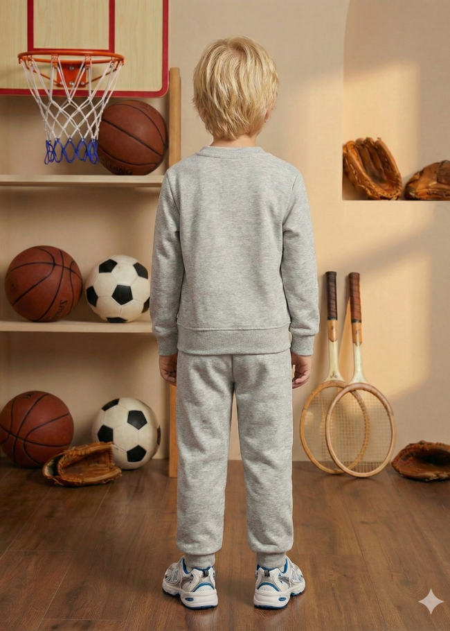 3119 بجامة ولادي كرة سلة  - فضي