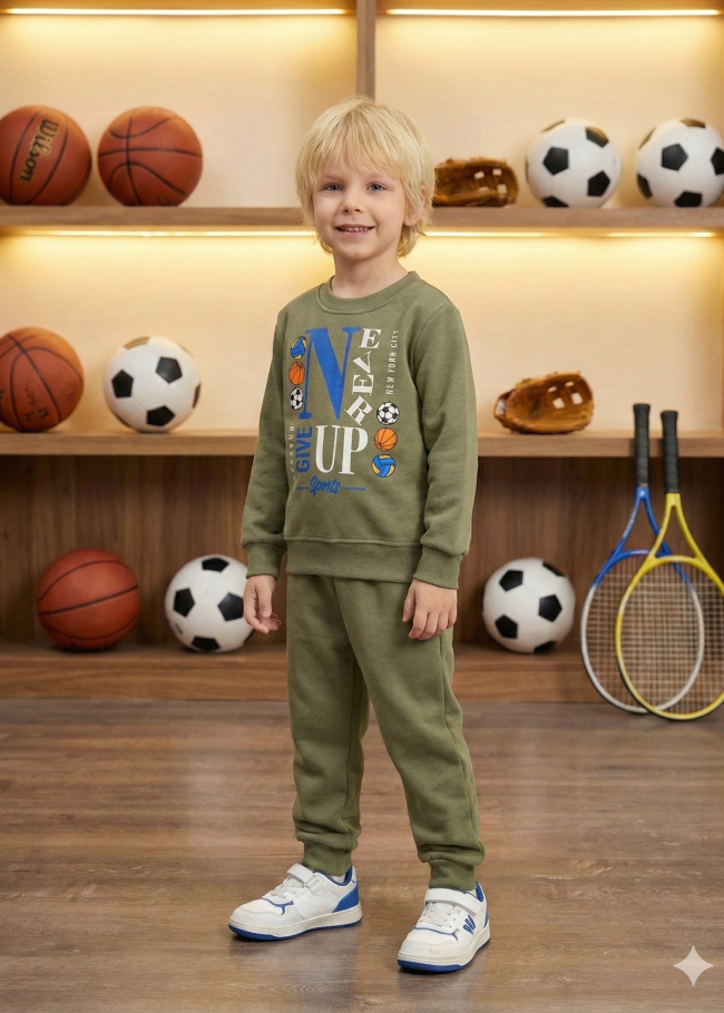 3119 بجامة ولادي كرة سلة  - عفني