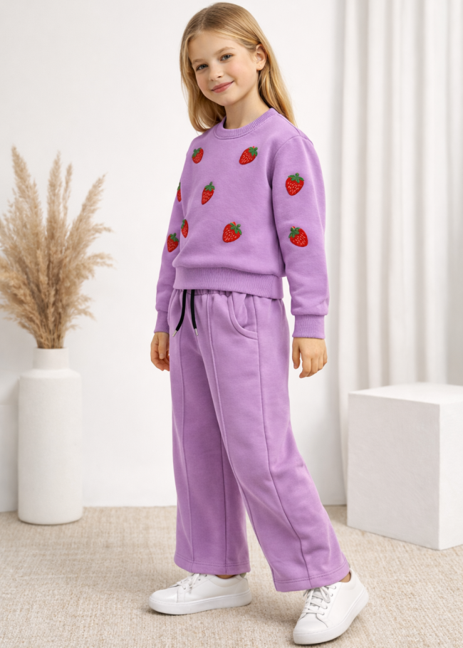 3123 بجامة بناتي فريز - نهدي