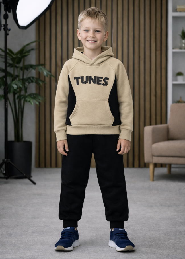 3132 بيجاما TUNES - اسود