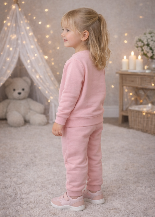 3136 بيجاما فراشة مع كتابة - زهر