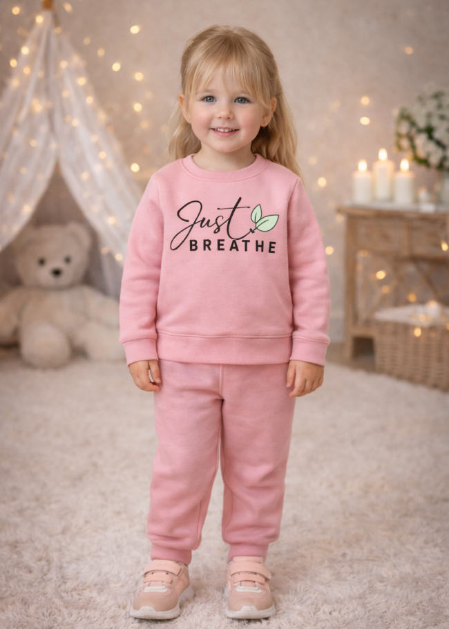 3136 بيجاما فراشة مع كتابة - زهر